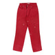 Vintage red Moschino Trousers - womens 28" waist