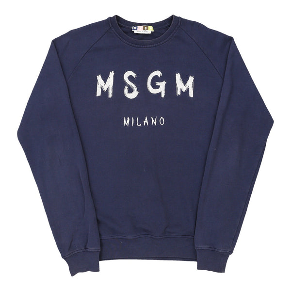 Vintageblue Milano Msgm Sweatshirt - mens large