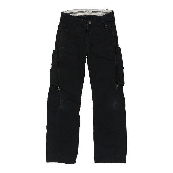 Vintage black Age 8 Stone Island Cargo Trousers - boys 24" waist