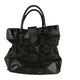 Vintage black Monogram Print Just Cavalli Bag - womens no size