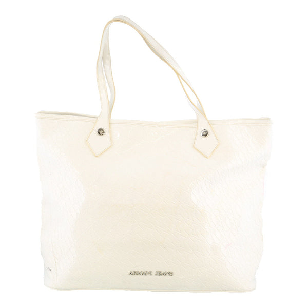 Vintage white Shopper Style  Armani Jeans Bag - womens no size