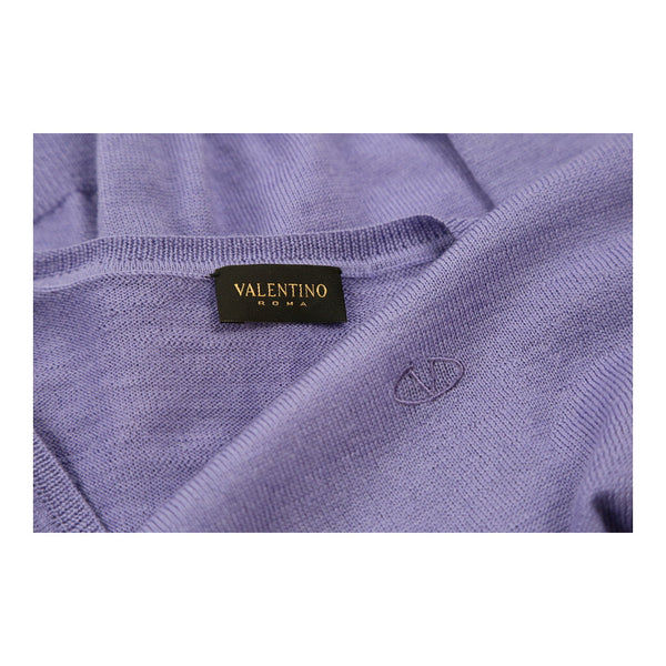 Vintage purple Valentino Jumper - mens large