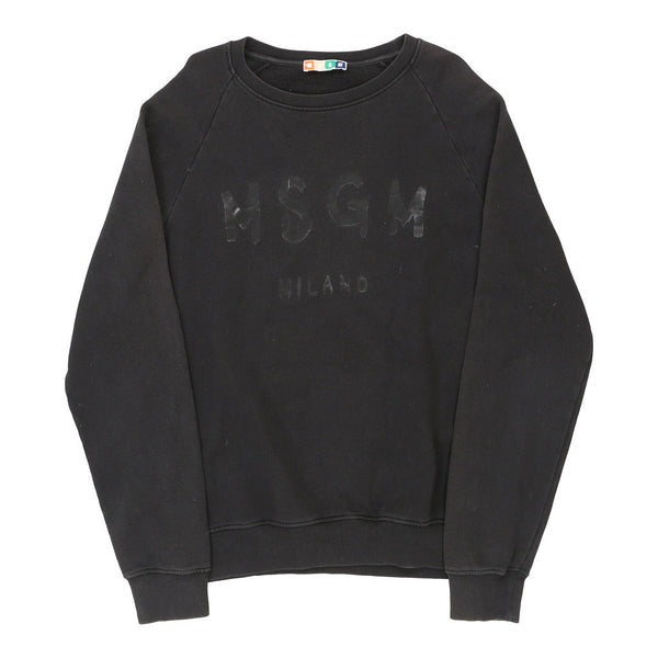 Vintage black Msgm Sweatshirt - mens large