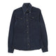 Vintage navy Dolce & Gabbana Denim Shirt - womens small