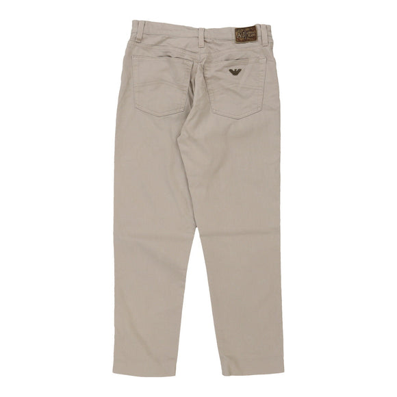 Vintage beige Age 10-11 Armani Jeans Trousers - boys 26" waist