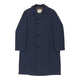 Vintage navy Aquascutum Trench Coat - mens x-large