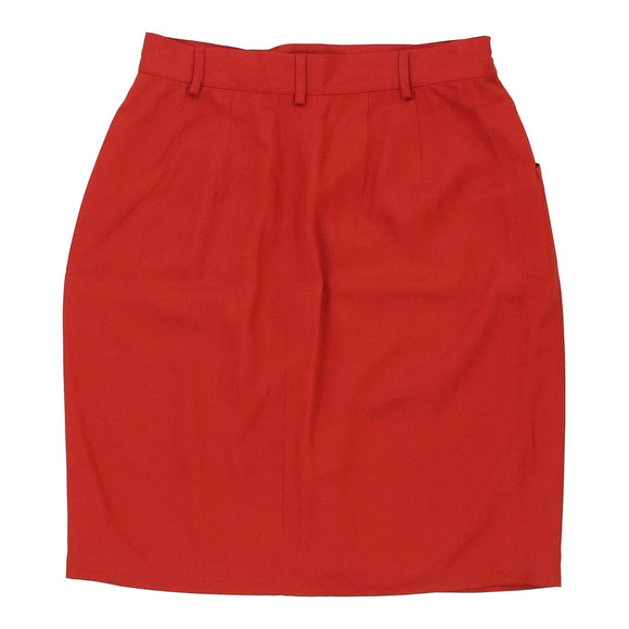 Vintage red Kenzo Skirt - womens 29" waist