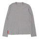 Vintage grey Prada Long Sleeve T-Shirt - mens xx-large