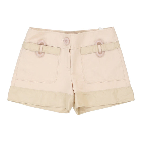 Vintage beige Versace Shorts - womens 29" waist