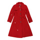 Vintage red Aquascutum Trench Coat - womens small