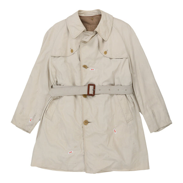 Vintage cream Aquascutum Trench Coat - mens x-large