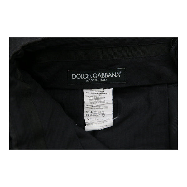 Vintage grey Dolce & Gabbana Trousers - mens 35" waist