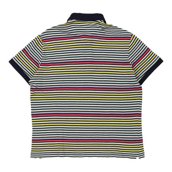 Vintage multicoloured Lacoste Polo Shirt - mens large