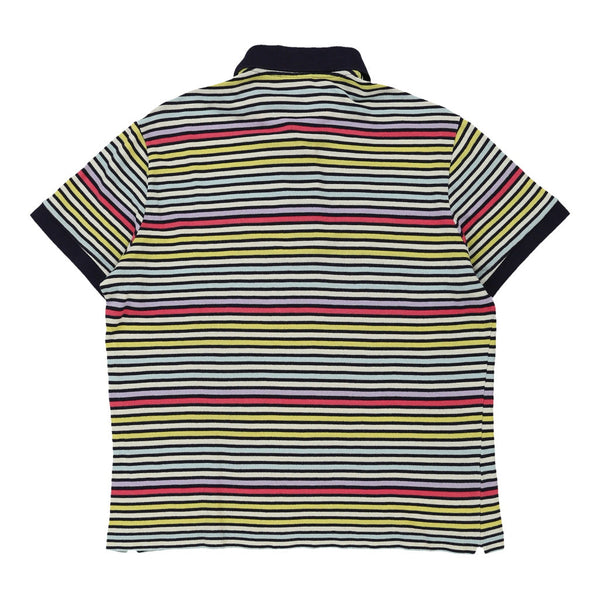 Vintage multicoloured Lacoste Polo Shirt - mens large