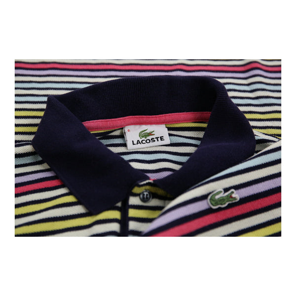 Vintage multicoloured Lacoste Polo Shirt - mens large