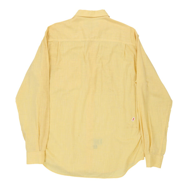 Vintage yellow Versace Shirt - mens large