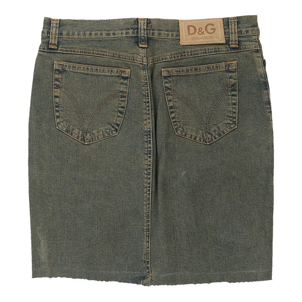 Vintage dark wash Dolce & Gabbana Denim Skirt - womens 30" waist