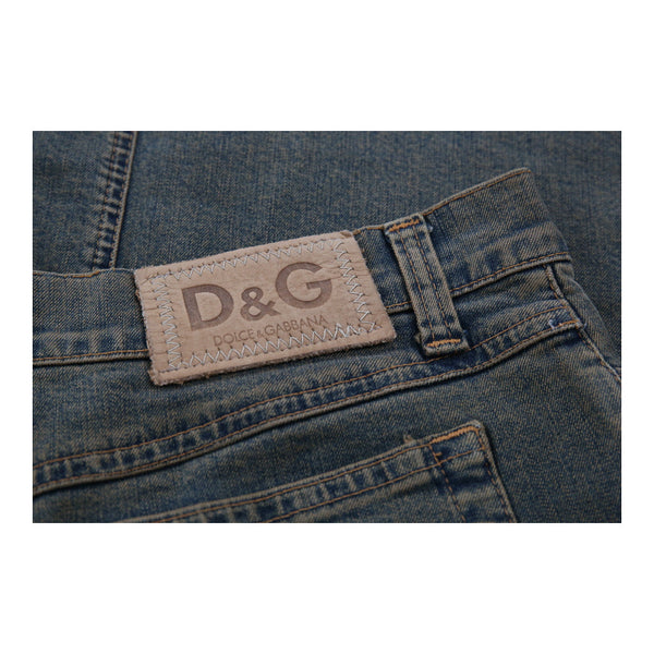 Vintage dark wash Dolce & Gabbana Denim Skirt - womens 30" waist