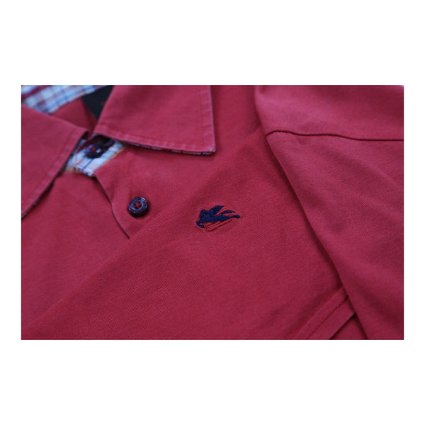 Vintage red Etro Polo Shirt - mens medium