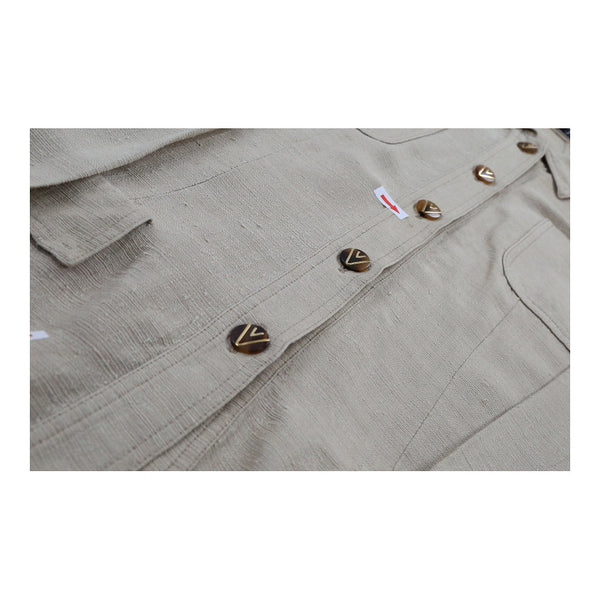 Vintage beige Valentino Shirt - womens medium