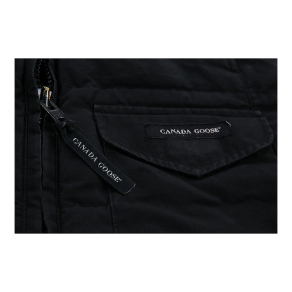 Pre-Loved black Canada Goose Coat - womens x-small