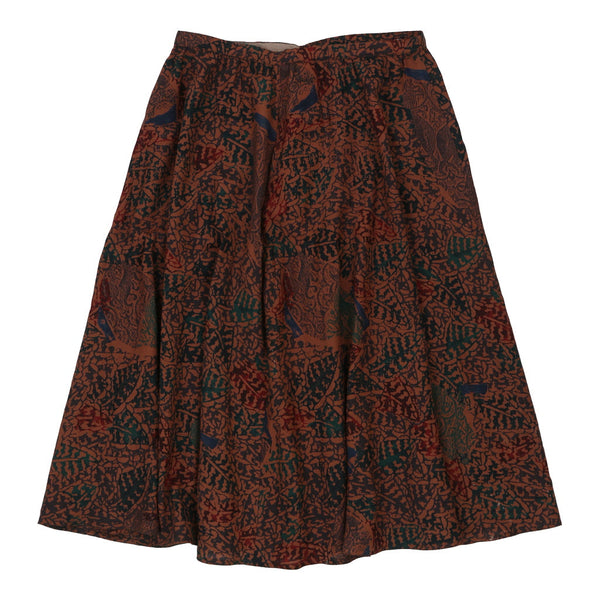 Vintagebrown Les Copains Midi Skirt - womens 32" waist