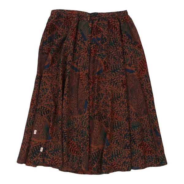 Vintagebrown Les Copains Midi Skirt - womens 32" waist