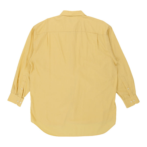 Vintage yellow Christian Dior Shirt - mens x-large