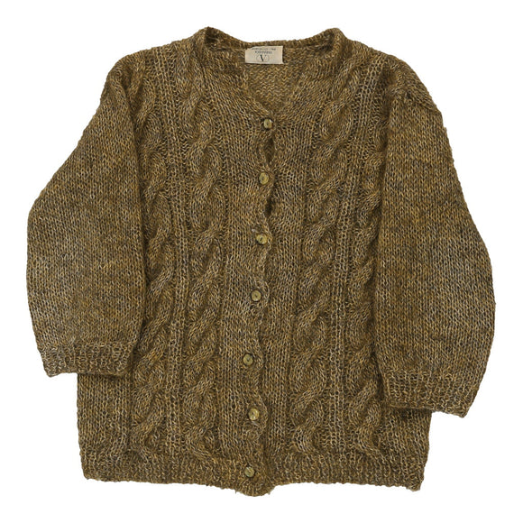 Vintage khaki Valentino Cardigan - womens small