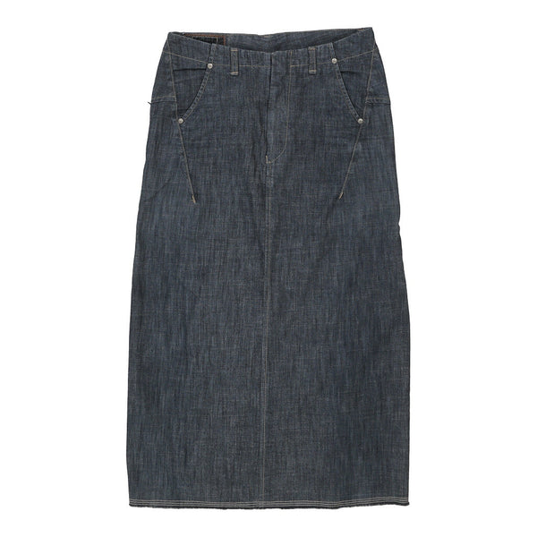 Vintageblue Marithé Et François Girbaud Denim Skirt - womens 30" waist