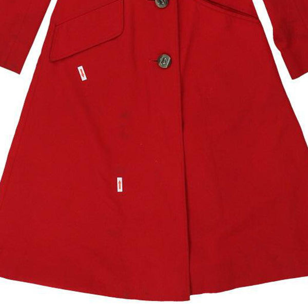 Vintage red Aquascutum Trench Coat - womens small