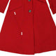 Vintage red Aquascutum Trench Coat - womens small