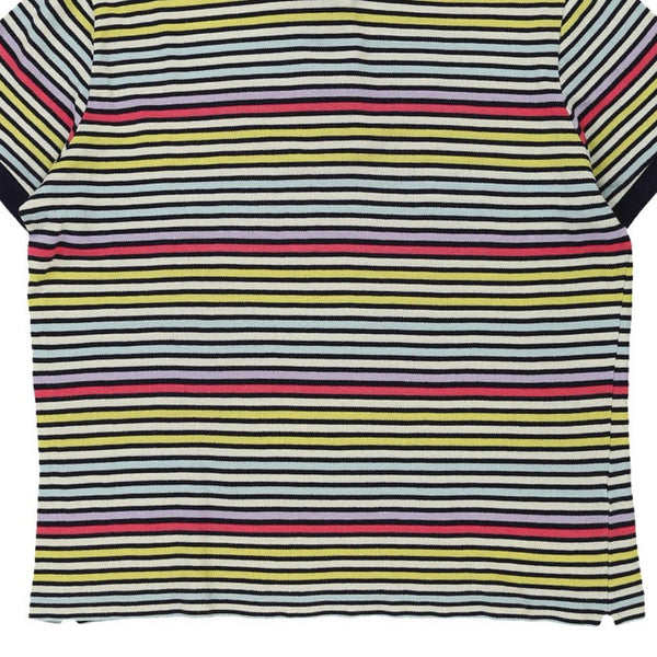 Vintage multicoloured Lacoste Polo Shirt - mens large