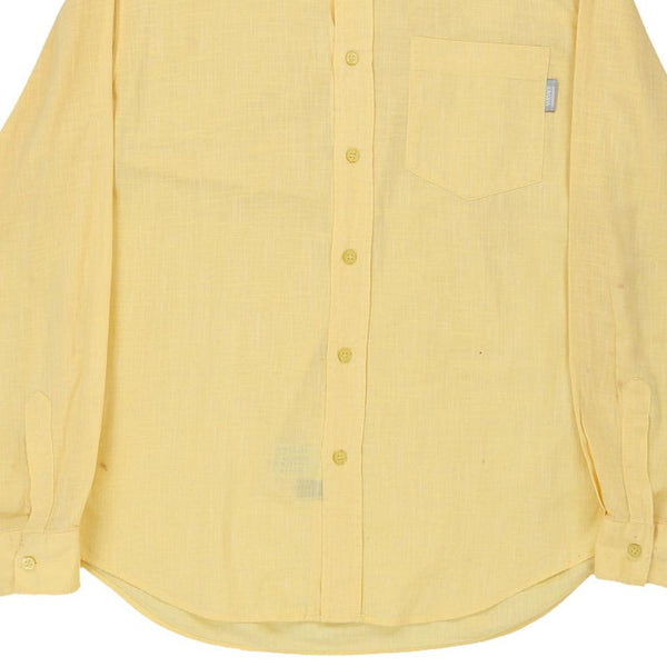 Vintage yellow Versace Shirt - mens large