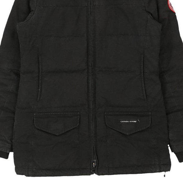 Pre-Loved black Canada Goose Coat - womens x-small