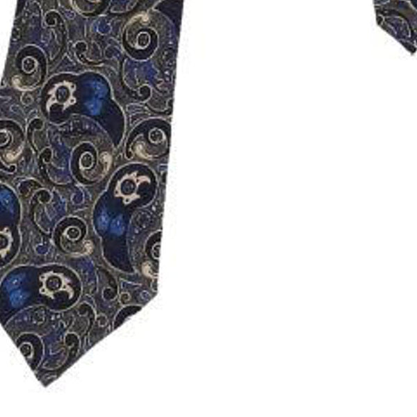 Vintage blue Valentino Tie - mens no size