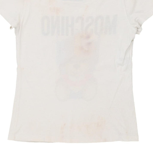 Vintage white Age 8-10 Moschino T-Shirt - boys small