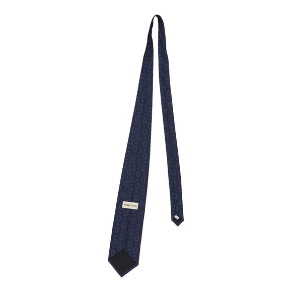 Vintage blue Romeo Gigli Tie - mens no size