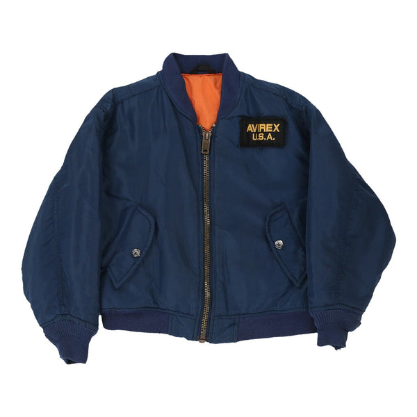 Vintage blue Age 8 Avirex Bomber Jacket - boys small