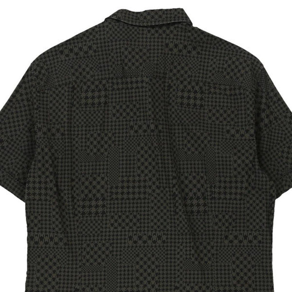 Vintage khaki Armani Exchange Short Sleeve Shirt - mens small