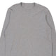 Vintage grey Prada Long Sleeve T-Shirt - mens xx-large