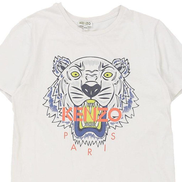 Vintage white 14 - 16 Years Kenzo T-Shirt - boys medium