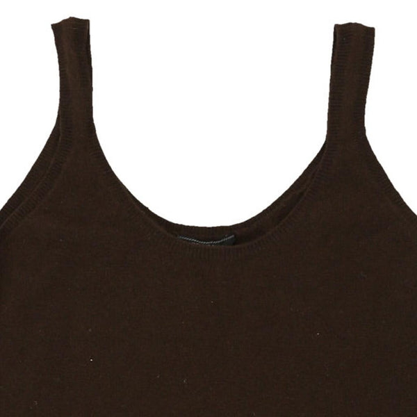 Vintage brown Prada Cami Top - womens x-large