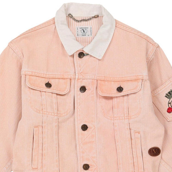 Vintage pink Age 8 Valentino Denim Jacket - girls small