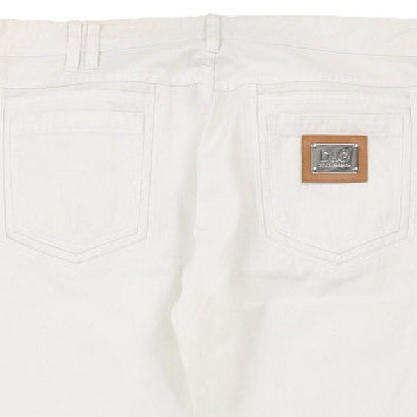 Vintage white Dolce & Gabbana Jeans - mens 38" waist