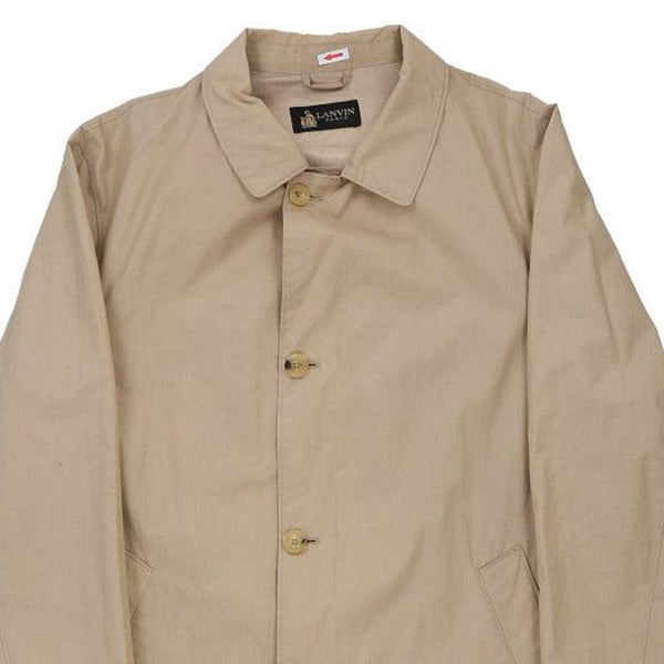 Vintage beige Lanvin Trench Coat - mens large