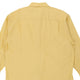 Vintage yellow Christian Dior Shirt - mens x-large