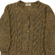 Vintage khaki Valentino Cardigan - womens small