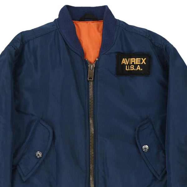 Vintage blue Age 8 Avirex Bomber Jacket - boys small