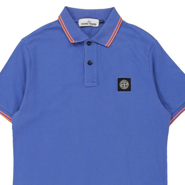 Vintage blue Stone Island Polo Shirt - mens large